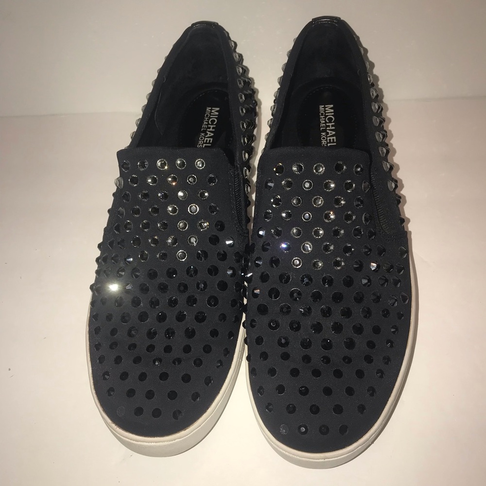 Michael Kors keaton Size 8.5 Shoes Black Sneakers